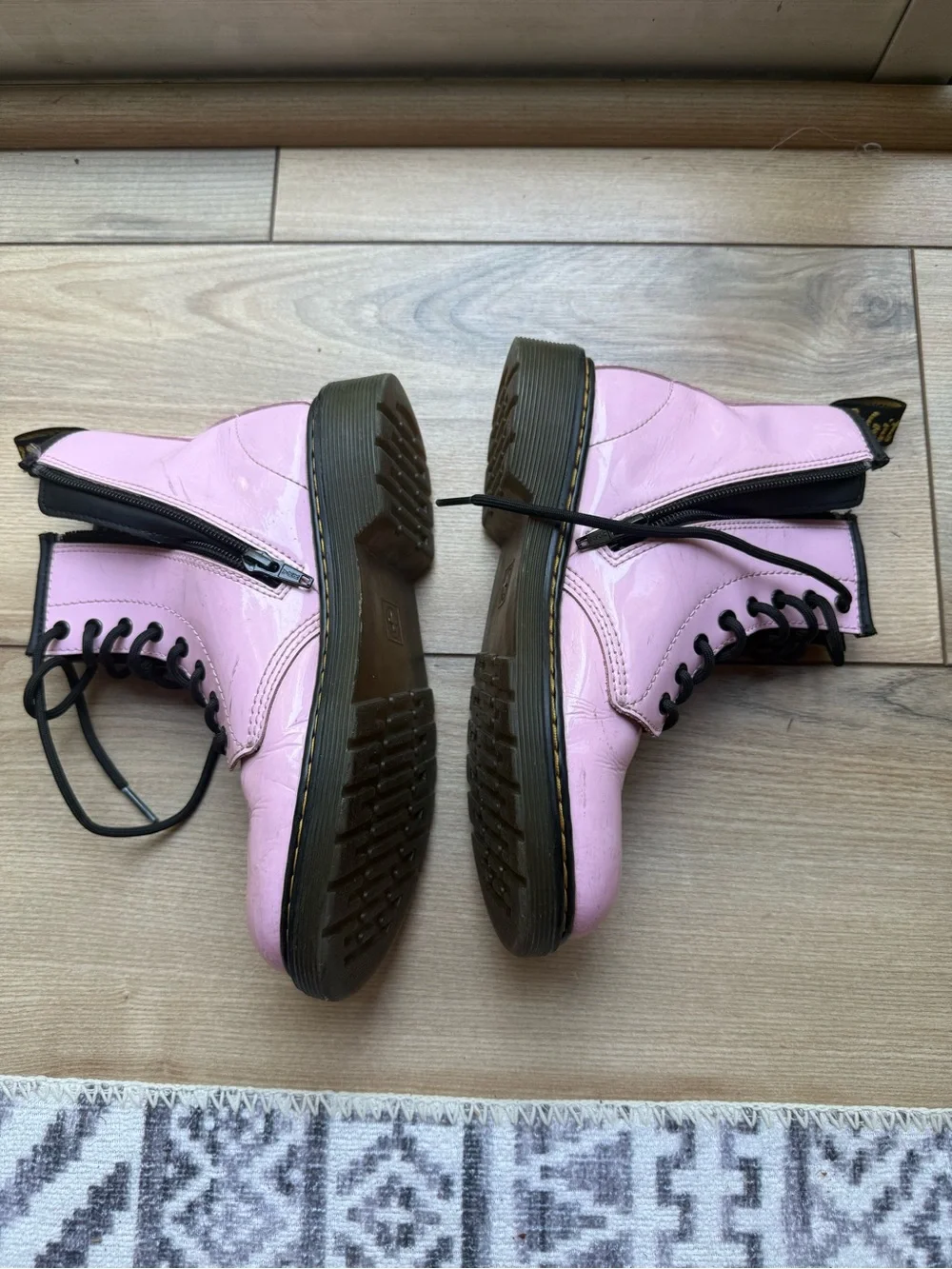 Dr. Martens junior pink boots